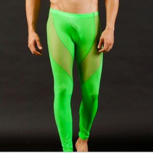 Free shipping New Sexy Men Ice Silk Nylon Trousers Thermal Underwear ...