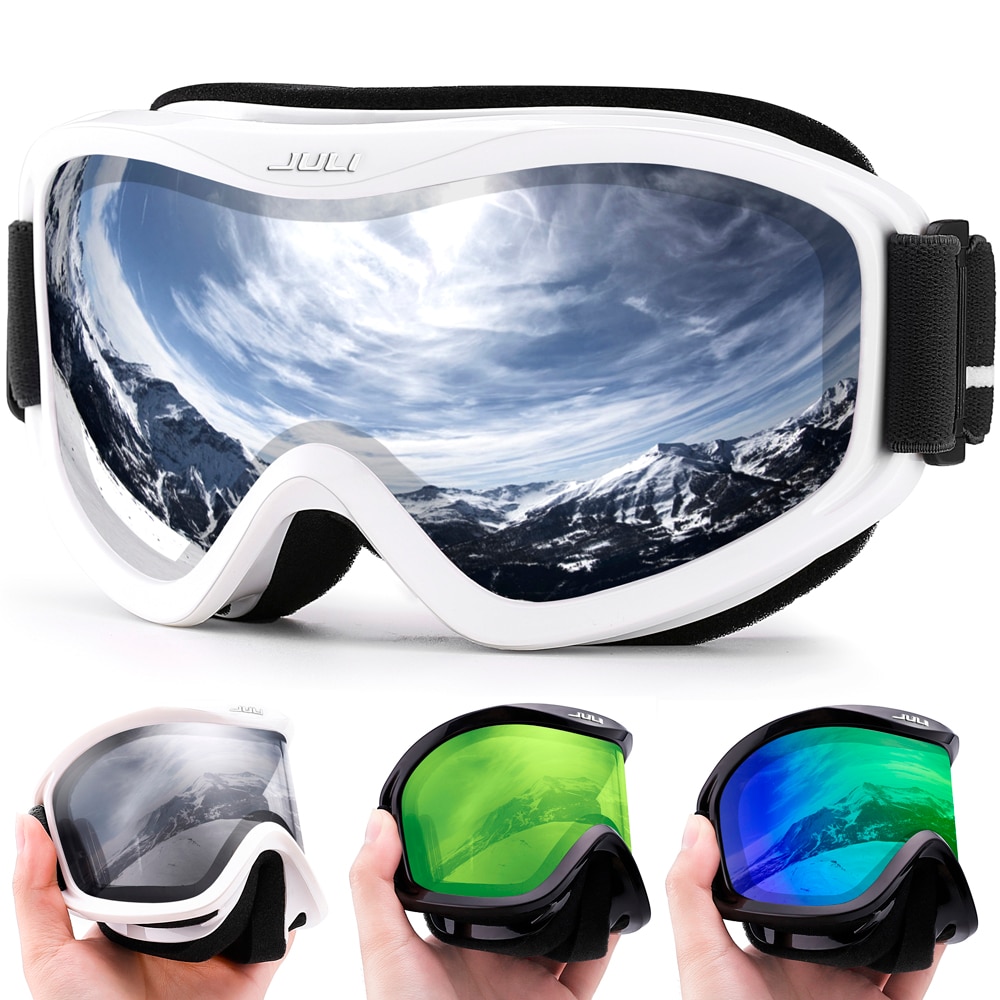 MAXJULI brand professional ski goggles double layers lens anti-fog